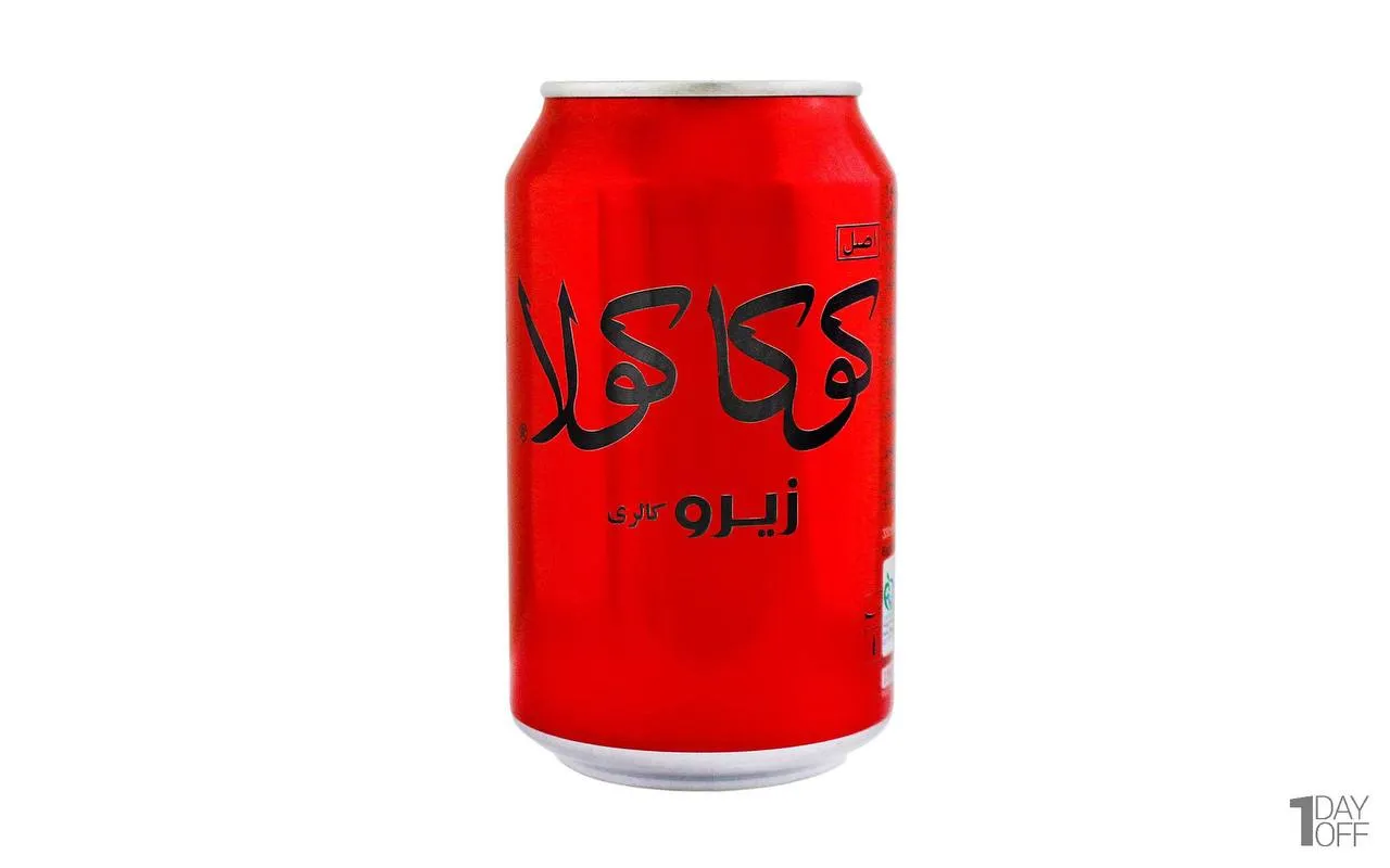کوکا زیرو قوطی